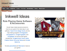 Tablet Screenshot of inkwellideas.com